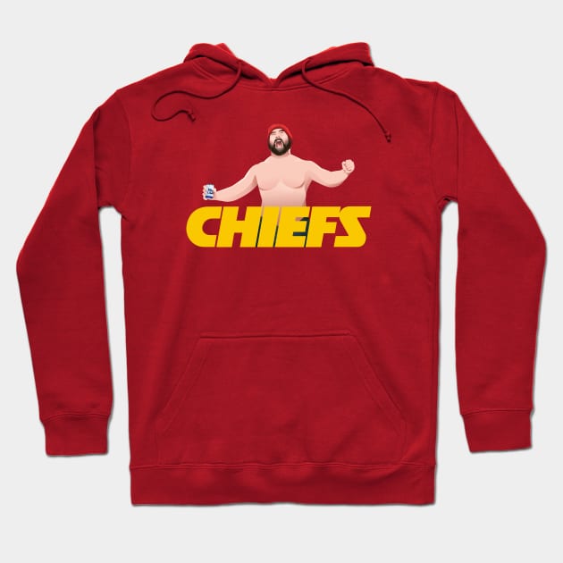 Jason Kelce - Chiefs Hoodie by idjie